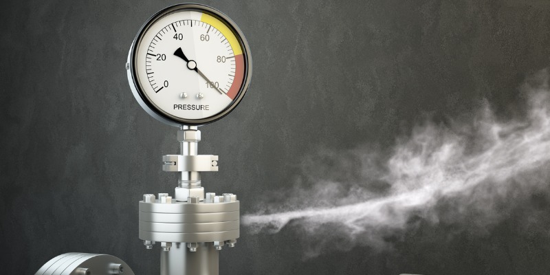 gas leak pressure gauge